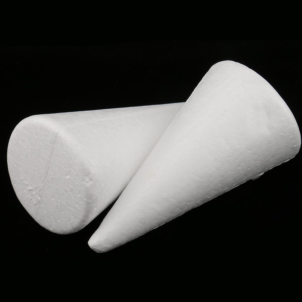 20Pcs 100mm Cone Shape Foam for Handmade Modelling Kids Crafts DIY