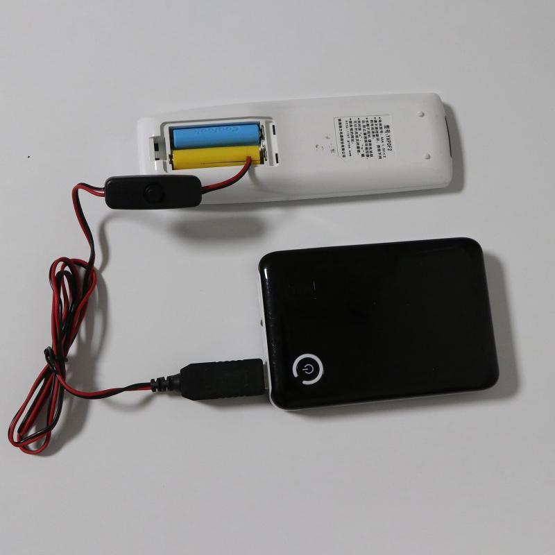 USB C sang 3V 2 Pin AAA Eliminator Thay Thế 2 Pin AAA cho Bàn Chải Đánh Răng Đèn AAA Giả Pin Adapter có Công Tắc