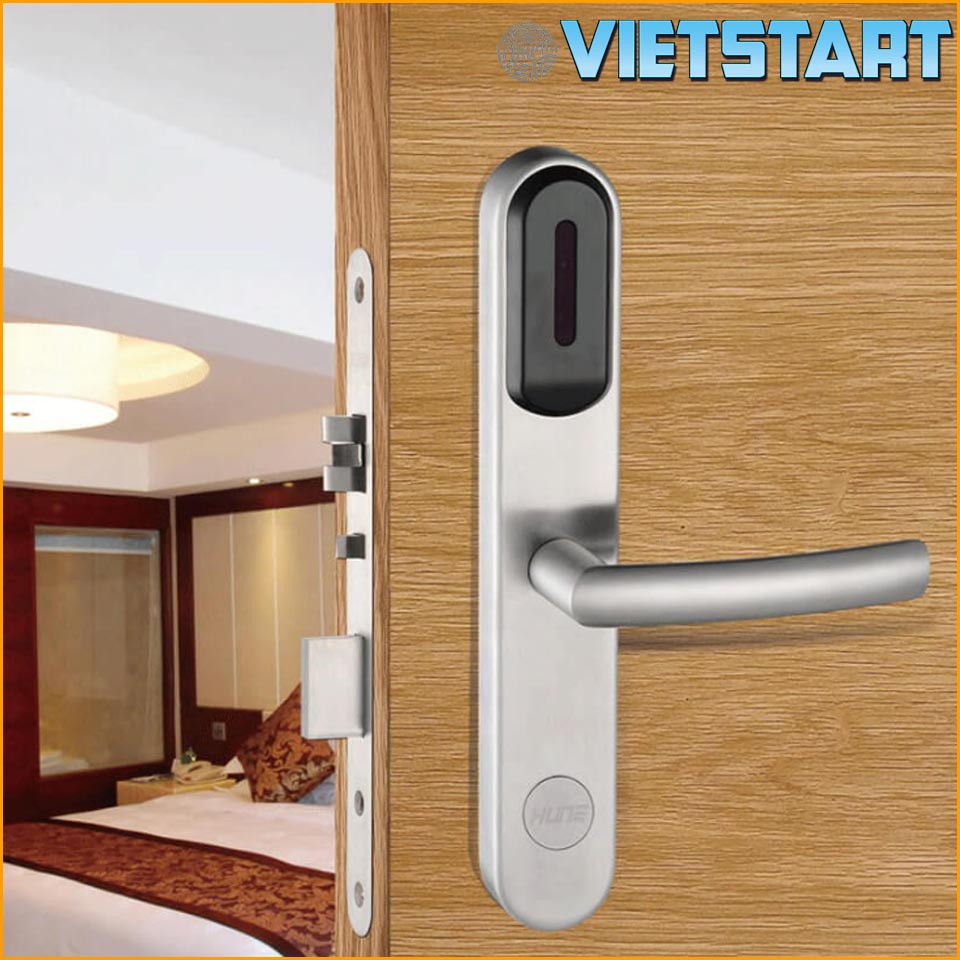 Khóa thẻ từ Hune - Dùng cho khách sạn, đố cửa từ 3x6cm