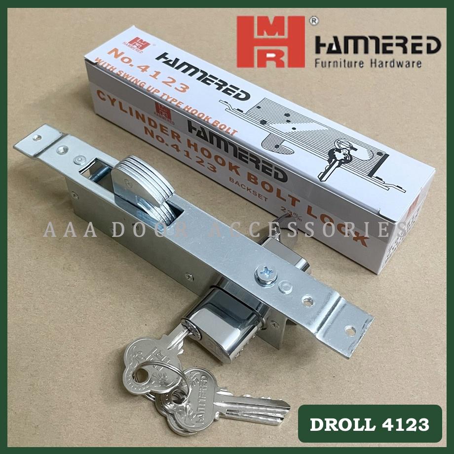 Khoá đơn móc cửa sắt kéo Đài Loan hiệu Hammered loại tốt