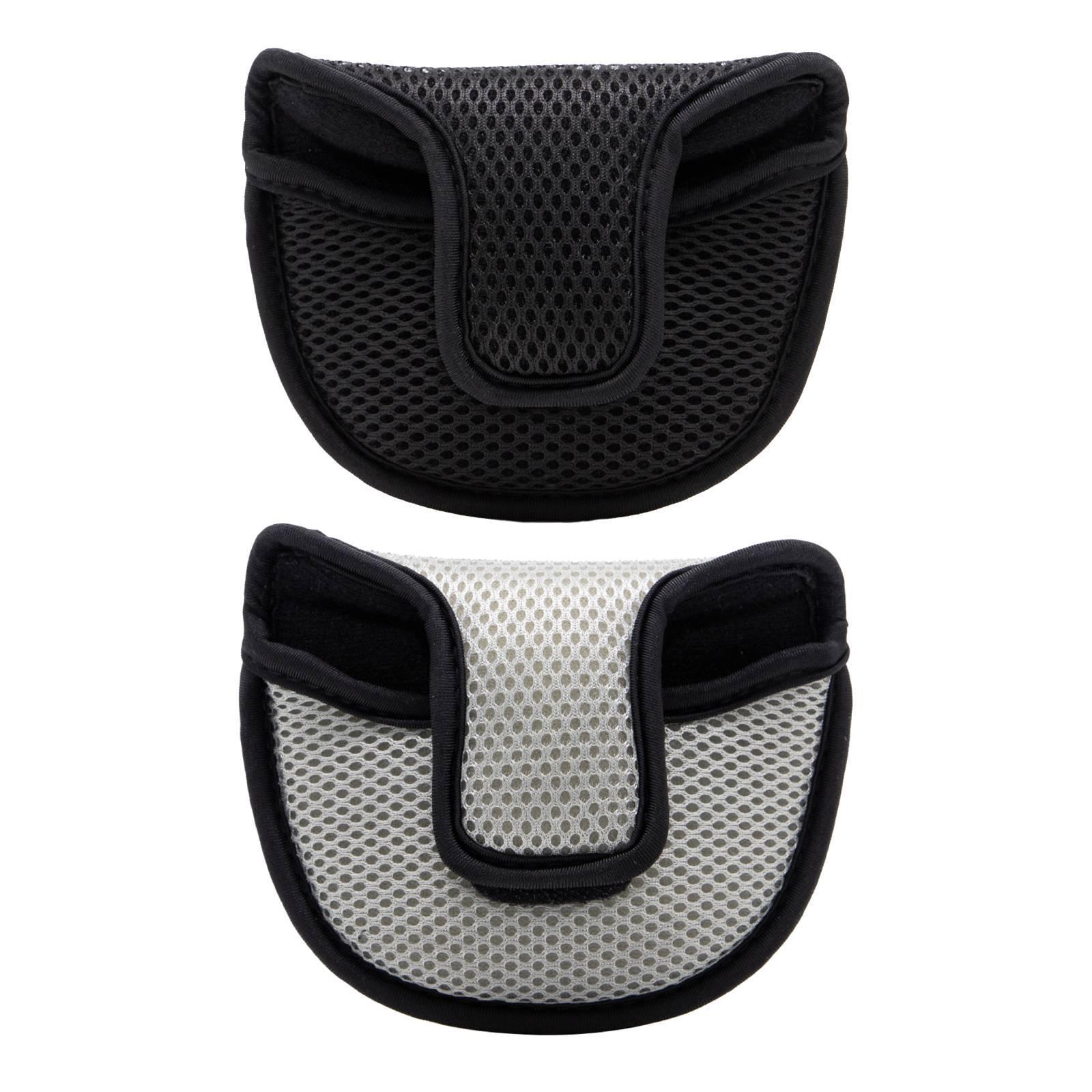 2x Lightweight Portable Golf Mallet Putter Cover Headcover Club Protector