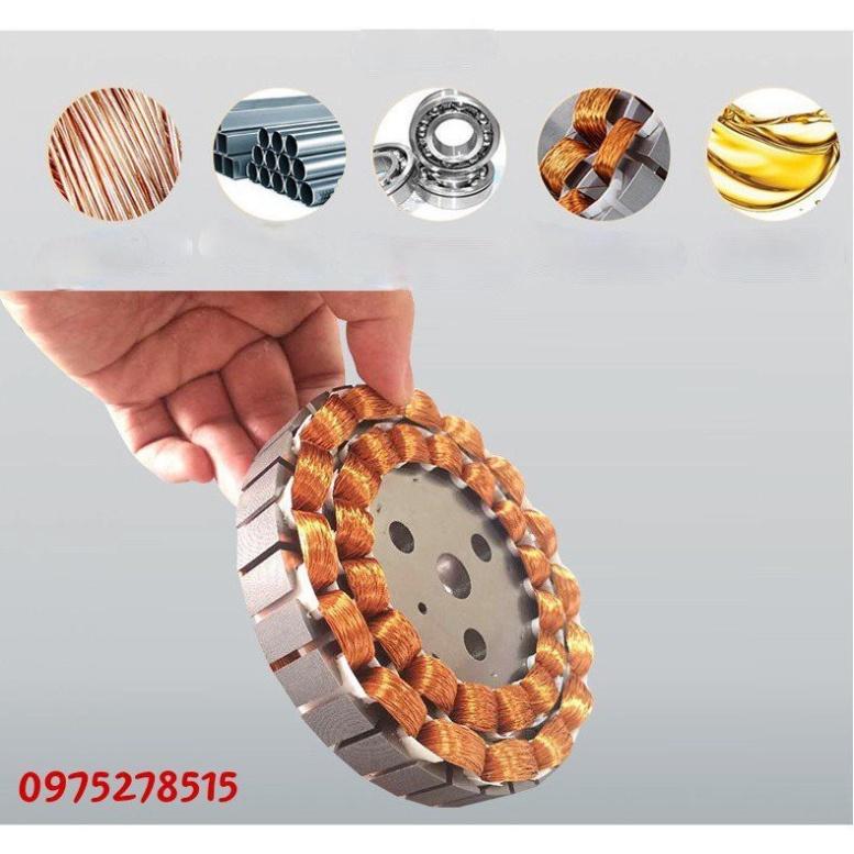 Quạt trần trên nhà Cánh ABS Vân Gỗ,Động Cơ DC 6 vận tốc Gió ,Có Đèn LED, Có REMO