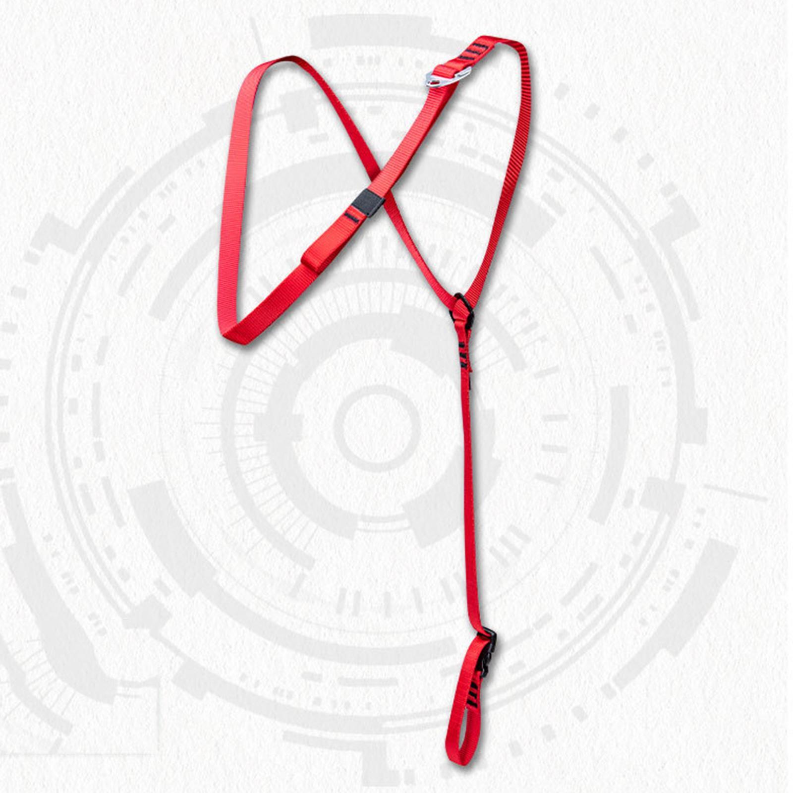 Climbing Chest Ascender Caving Survival Shoulder Strap Aider