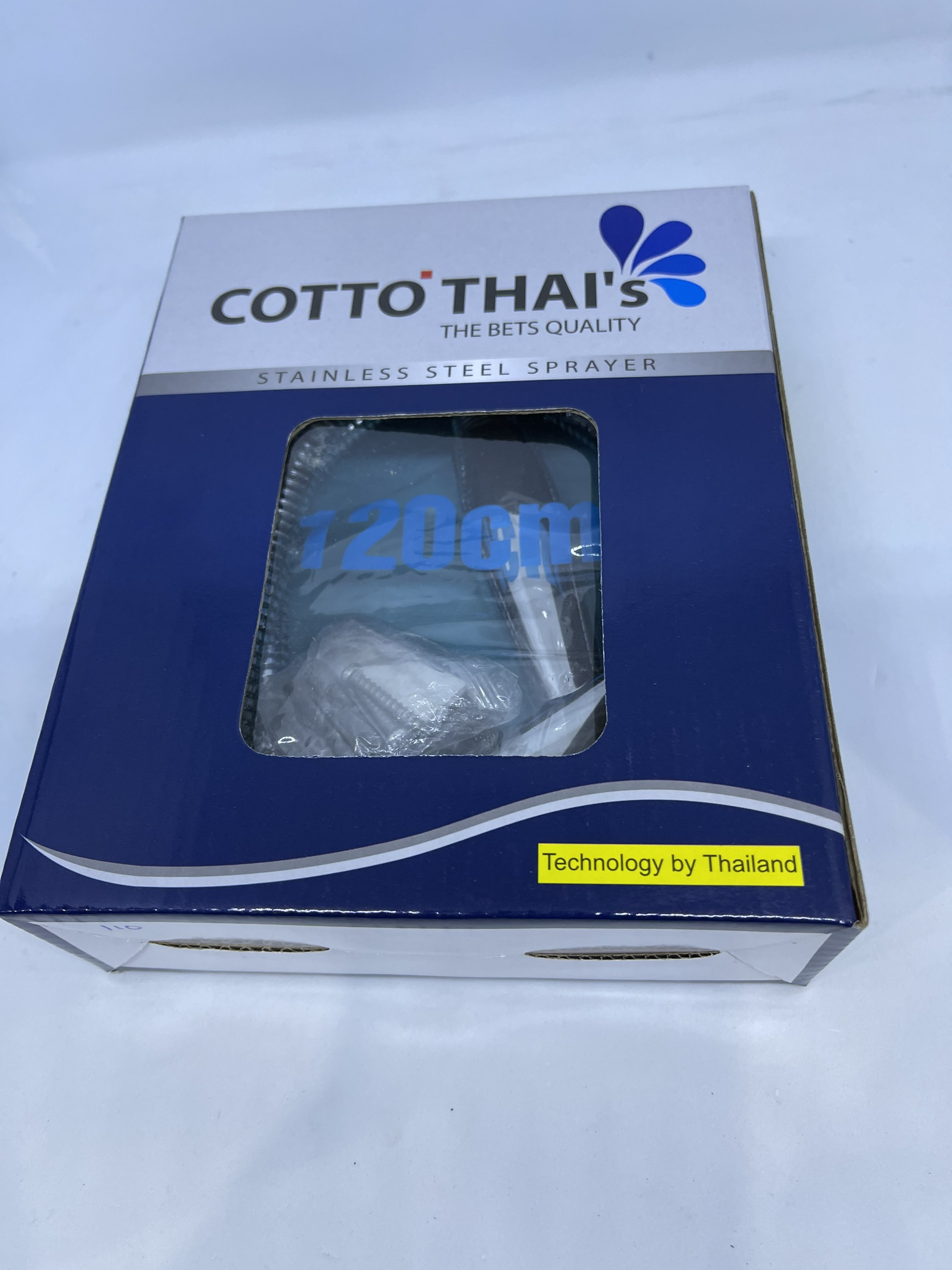 Bộ vòi, dây xịt Cotto Thai, dây bằng inox, áp lực phun mạnh, bền đẹp