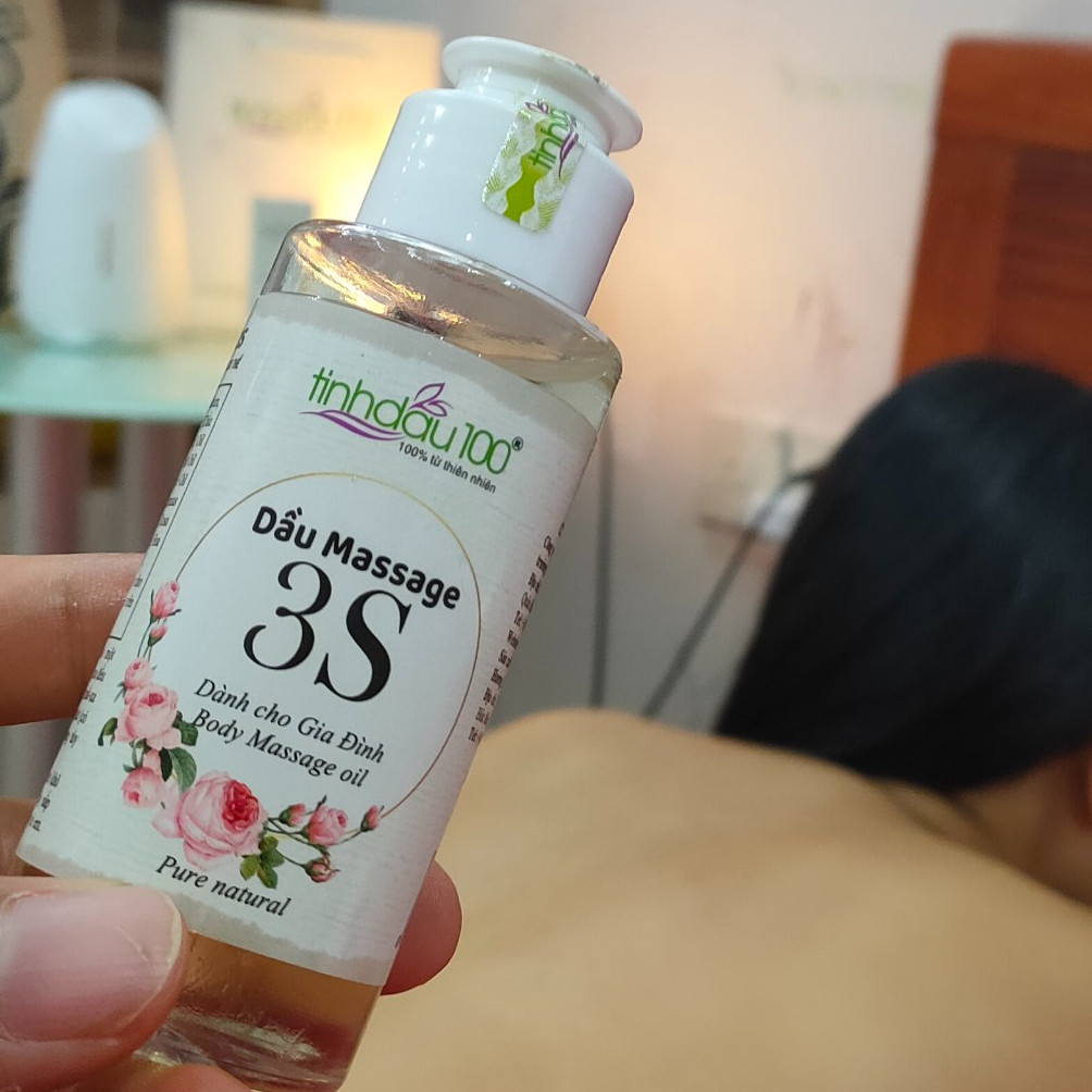 Dầu massage 3S. Dành cho vợ chồng. Tặng thêm video hướng dẫn Massage. Sử dụng ở gia đình hoặc mang đi du lịch rất tiện