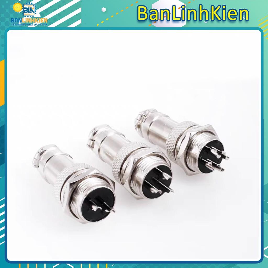 Bộ 2 Jack GX12 Đực Cái Từ 2P-7P