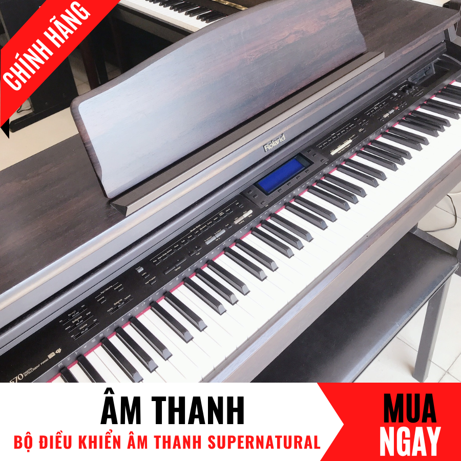 Đàn Piano Điện Roland KR-570 Tích Hợp Cảm Ứng Đa Cấp Độ