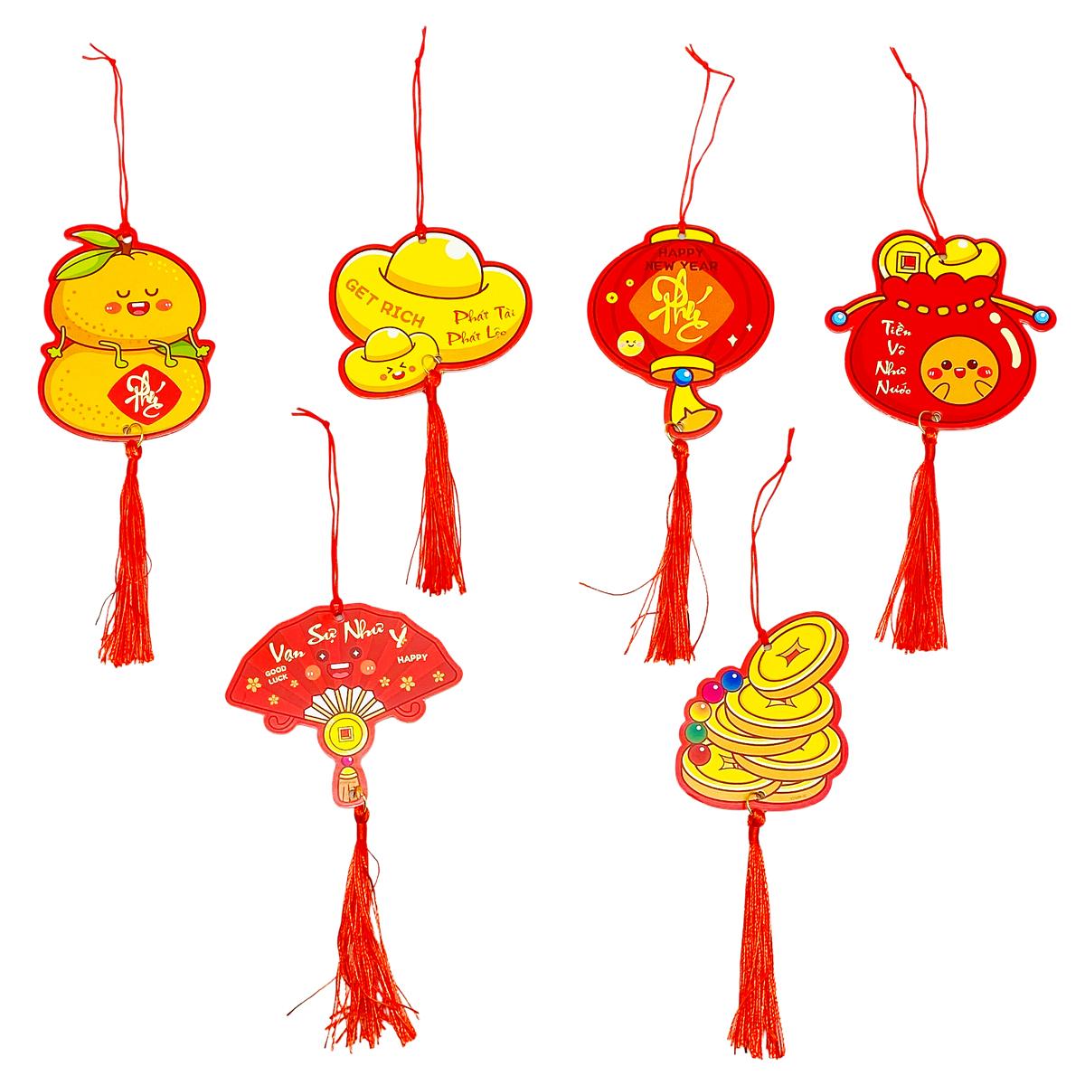 Bộ 6 Dây Treo Trang Trí Tết - YD058 - Mẫu 1