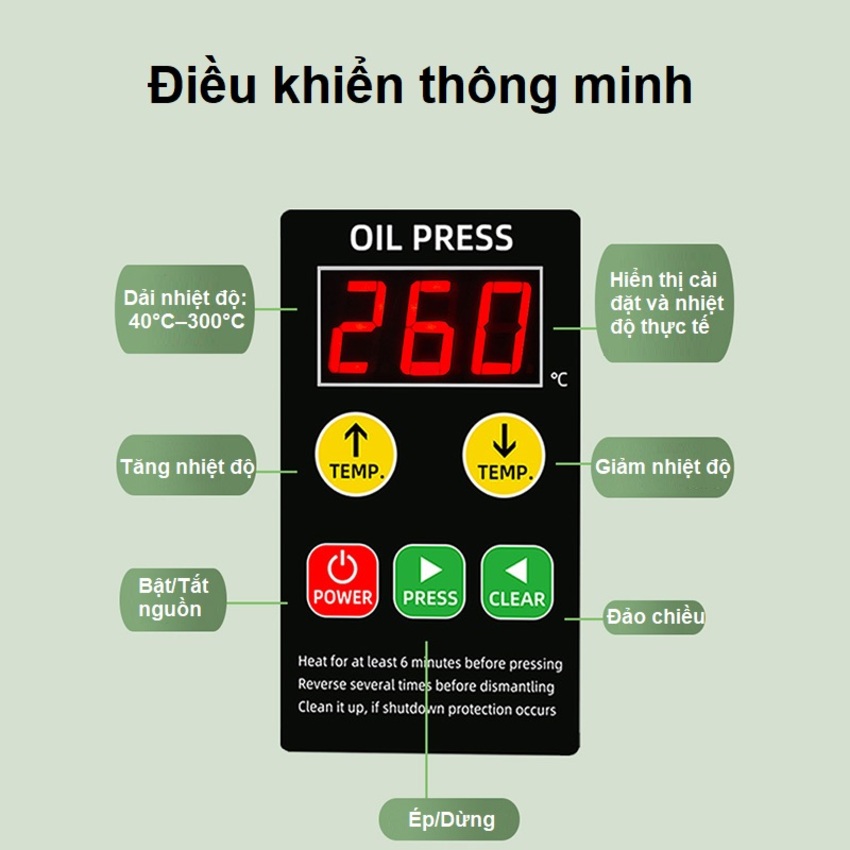 Máy ép dầu ăn thực vật, thế hệ mới thương hiệu Mỹ cao cấp Septree R6S - Hàng chính hãng