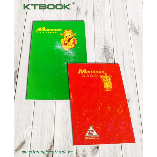 Combo 10 cuốn Sổ Bìa Màu Kim Tuyến Thần Tài Trung Mỏng 80 trang