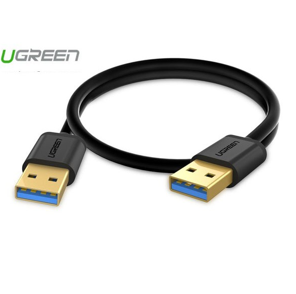 Hình ảnh Cáp USB 3.0 hai đầu đực dài 1m chính hãng Ugreen 10370 - Hàng Chính hãng