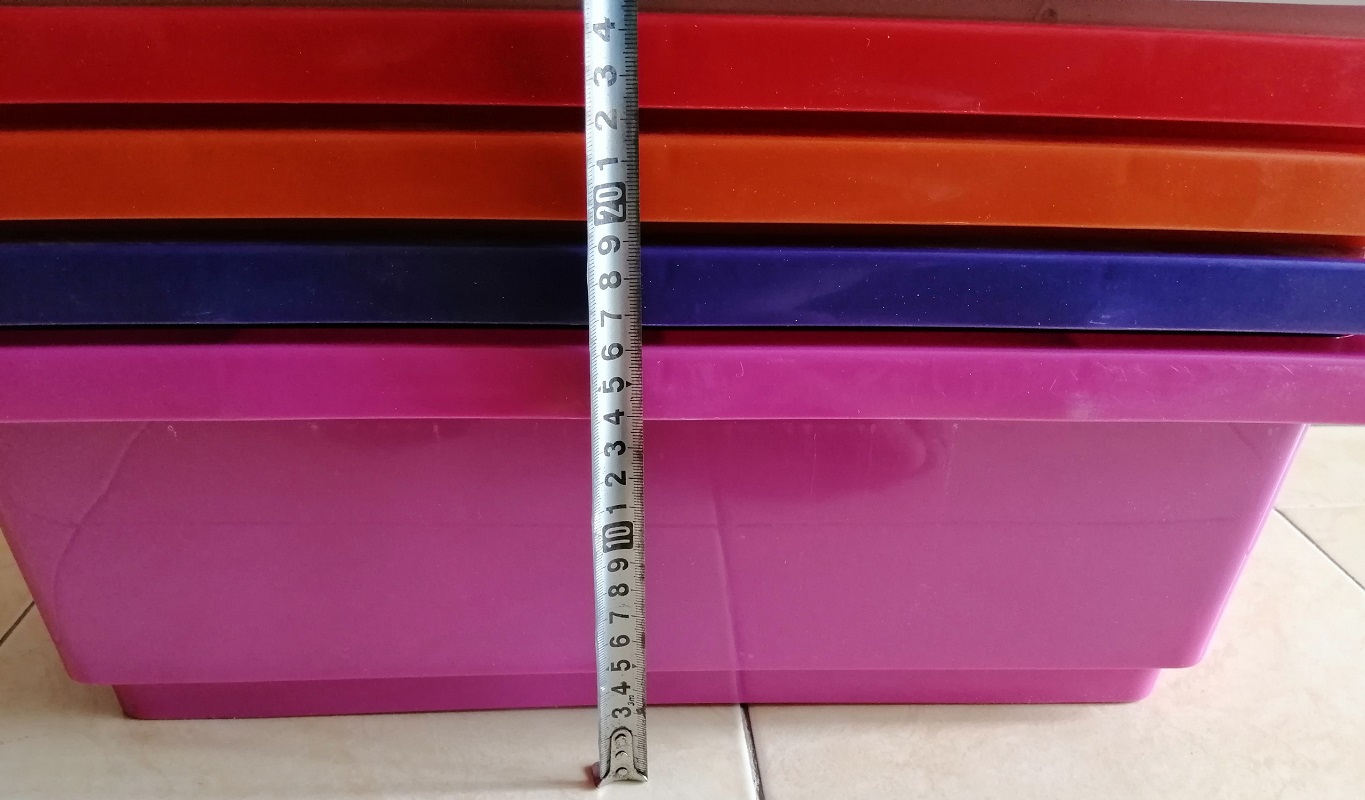 COMBO 5 CHẬU/ KHAY/ MÁNG NHỰA TRỒNG RAU, TRỒNG HOA KÍCH THƯỚC 48X20X16CM - NHIỀU MÀU