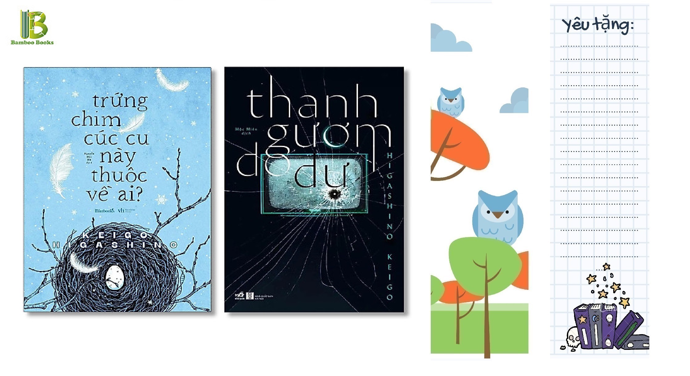 Combo 2 Tác Phẩm Trinh Thám: Trứng Chim Cúc Cu Này Thuộc Về Ai + Thanh Gươm Do Dự - Higashino Keigo