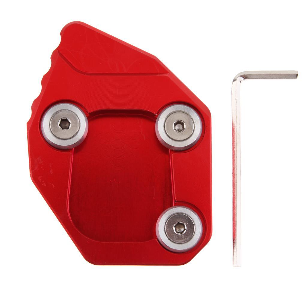 Kickstand Side Stand Enlarge Pad Plate for  CBR600RR 07-12 Red