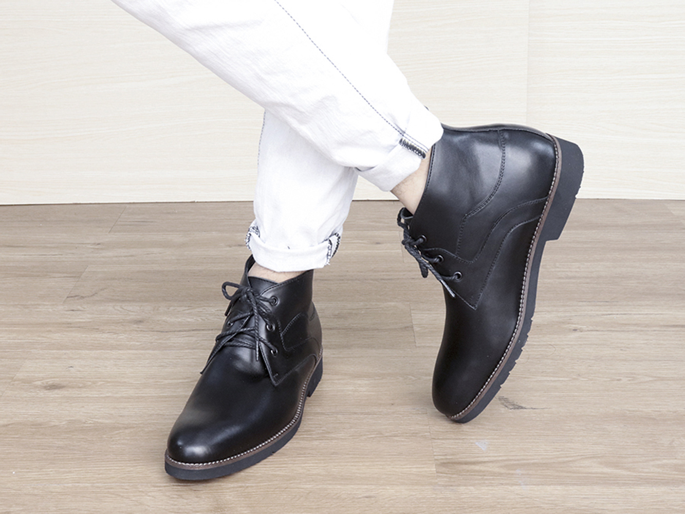 GIÀY TĂNG CHIỀU CAO - GIÀY CAO DÀNH CHO NAM GIỚI T&amp;TRA S1078 BOOTS - CAO 7CM GIÀY ĐỘN NAM CAO VƯỢT TRỘI