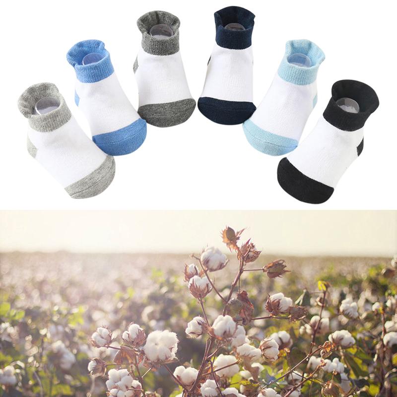 Vớ Cotton Chống Trượt Cho Bé Trai