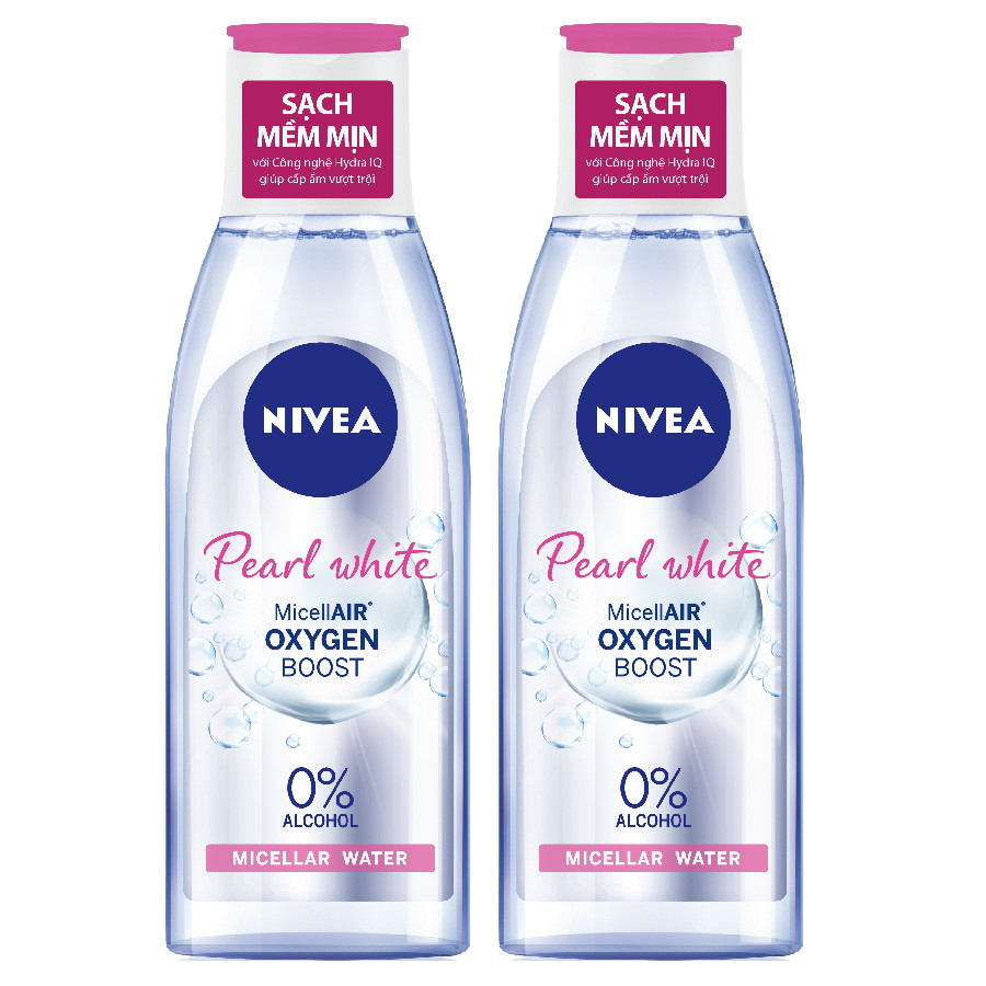 Combo 2 Nước Tẩy Trang Nivea Extra Bright Make Up Clear Cleansing Water (125ml*2)