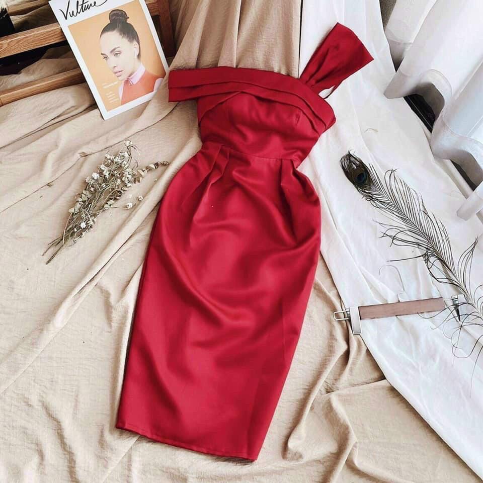 Đầm trễ vai siêu xinh