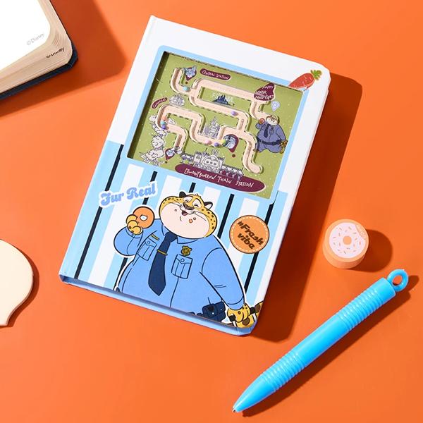 Sổ Ghi Chú Mê Cung Zootopia - 128 Trang - Ume A75375-3 - Clawhauser