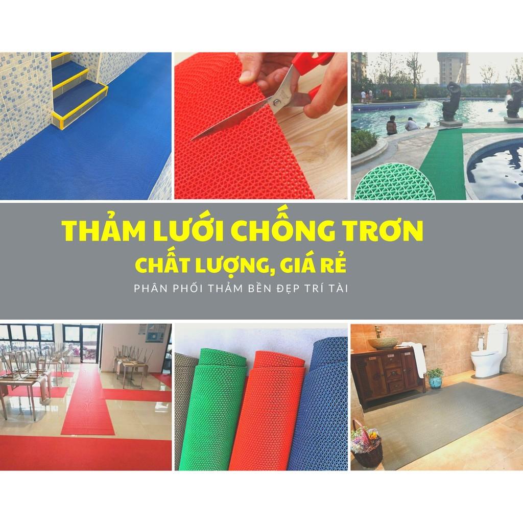 Thảm nhựa lưới chống trơn, trượt nhà tắm, nhà bếp, nhà vệ sinh khổ 1.2*1m, 1.2*0.5m thảm nhựa lưới