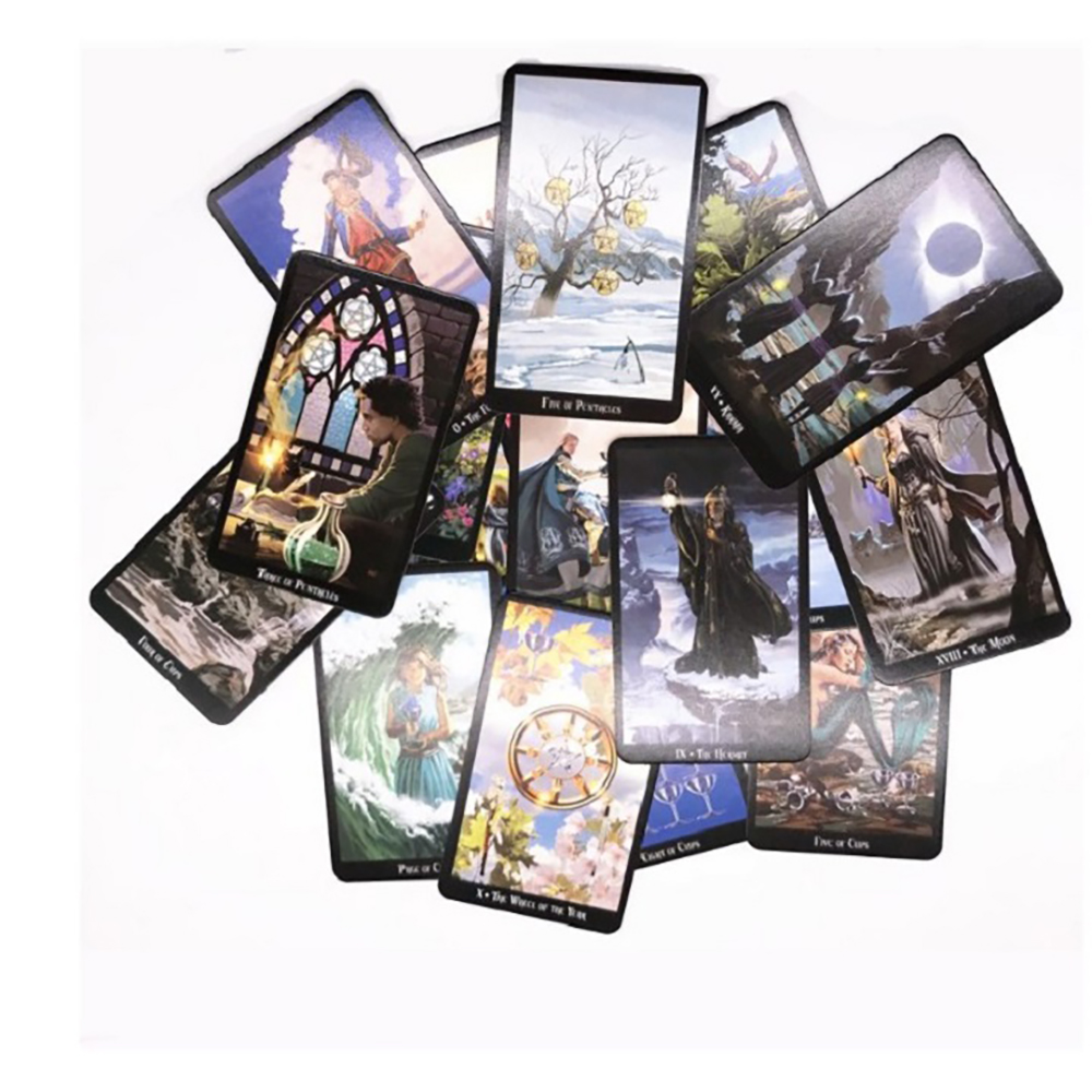 [Size Gốc] Bài Tarot Witches 78 Lá Bài Size 7x11.7 Cm Tặng Đá Thanh Tẩy Và Link Hướng Dẫn Tiếng Việt