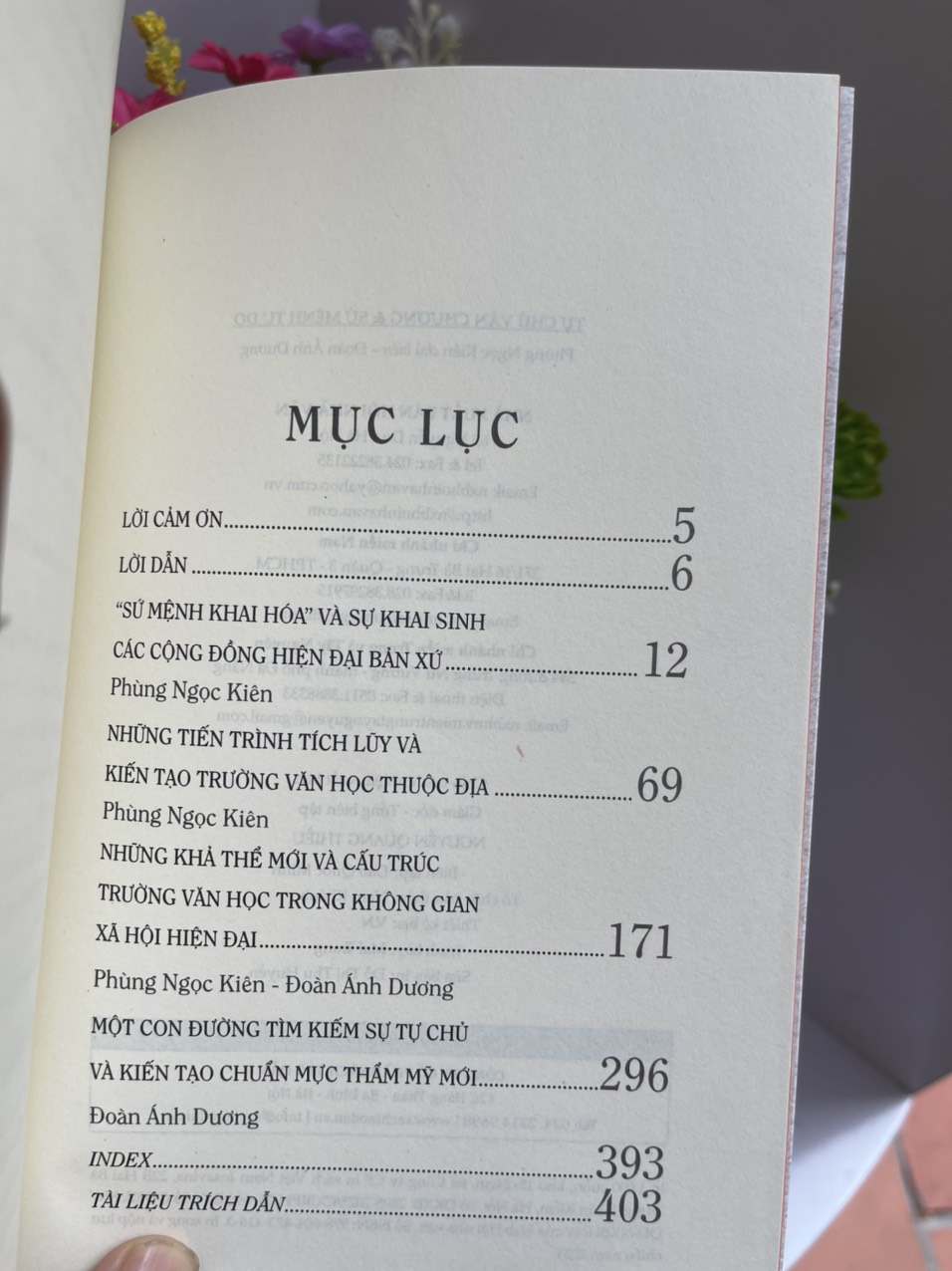 TỰ CHỦ VĂN CHƯƠNG VÀ SỨ MỆNH TỰ DO – Phùng Ngọc Kiên, Đoàn Ánh Dương – Tao Đàn