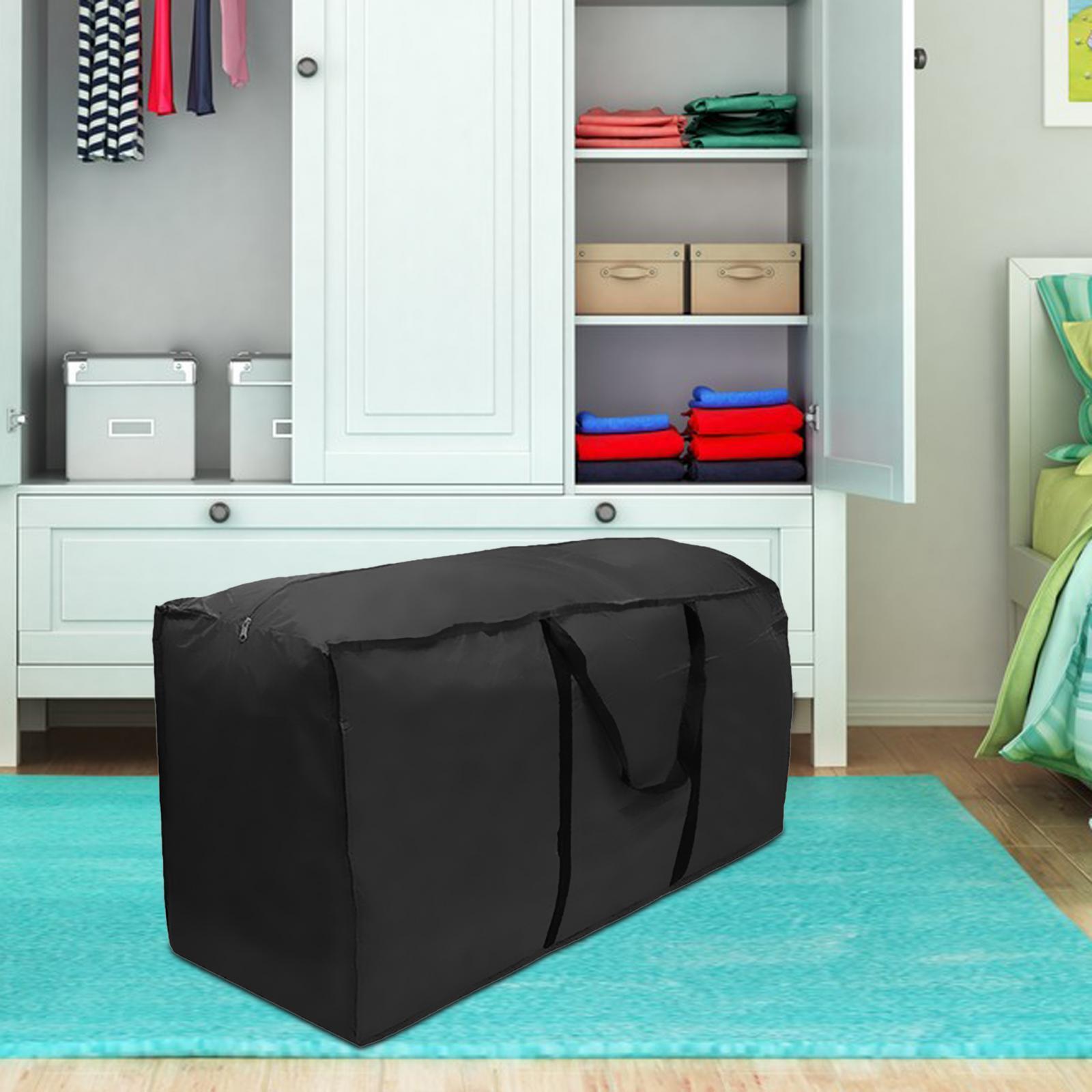 Christmas Tree Storage Bag with Carry Handle Organizer Reusable Cushion Storage Bag Practical Zippered Bag for Pillow