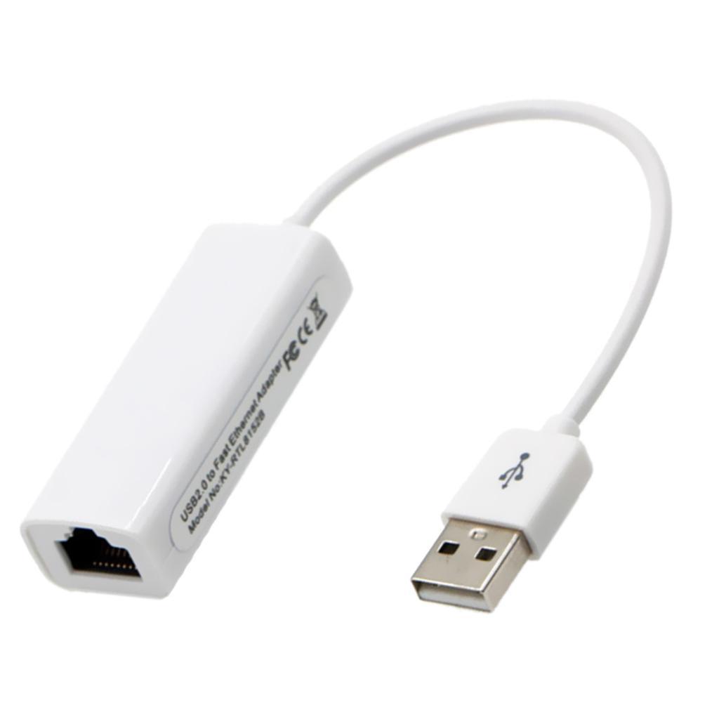 USB2.0 To Lan Adapter Cable, USB to 100/10 Mbps Fast LAN Ethernet External