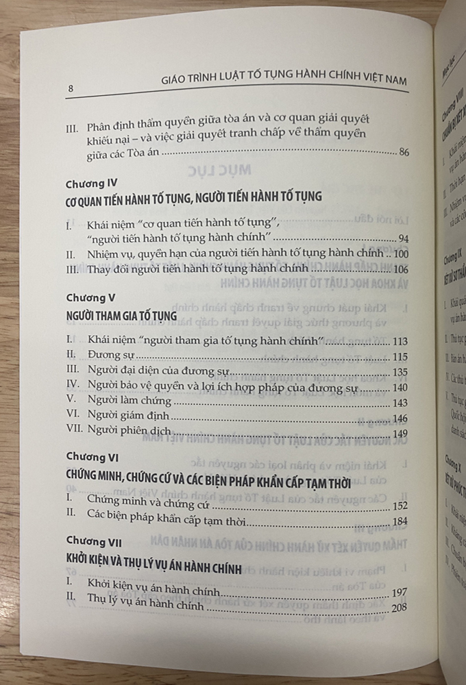 Giáo trình luật tố tụng hành chính Việt Nam