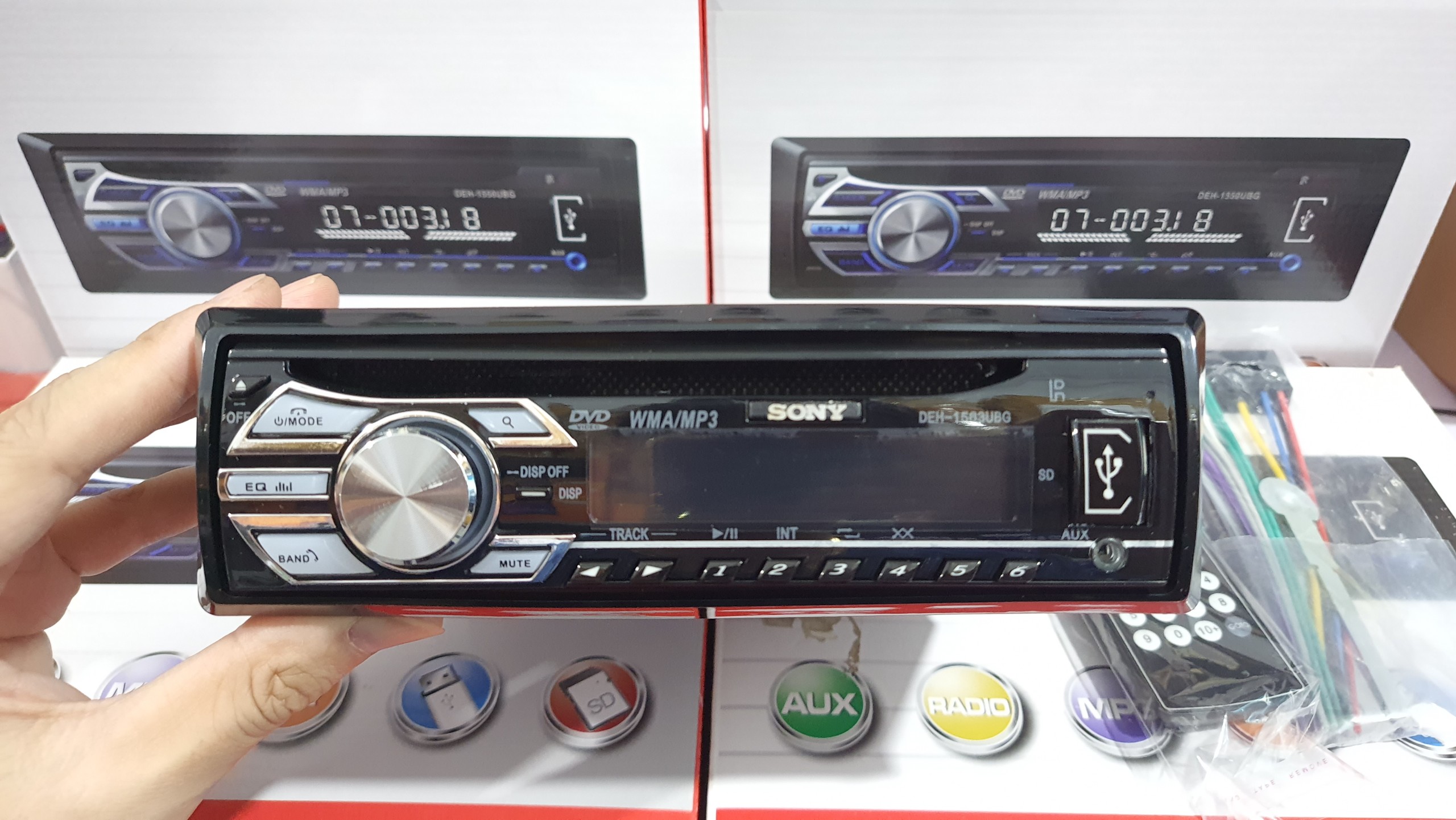 Đầu DVD Cho Ô Tô - Công Suất Cực Khỏe 52Wx4, Nghe Cực Đã