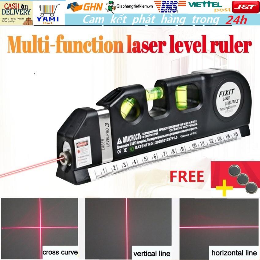 【Có hàng sẵn】Thước Ni vô laser đa năng