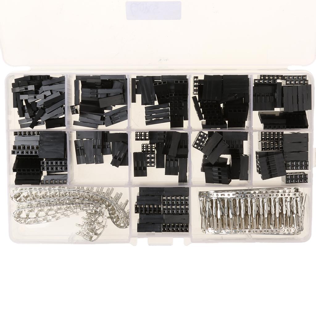 620 Pcs 40 Pin 2.54mm Pitch Single Row Pin Headers Dupont Connector