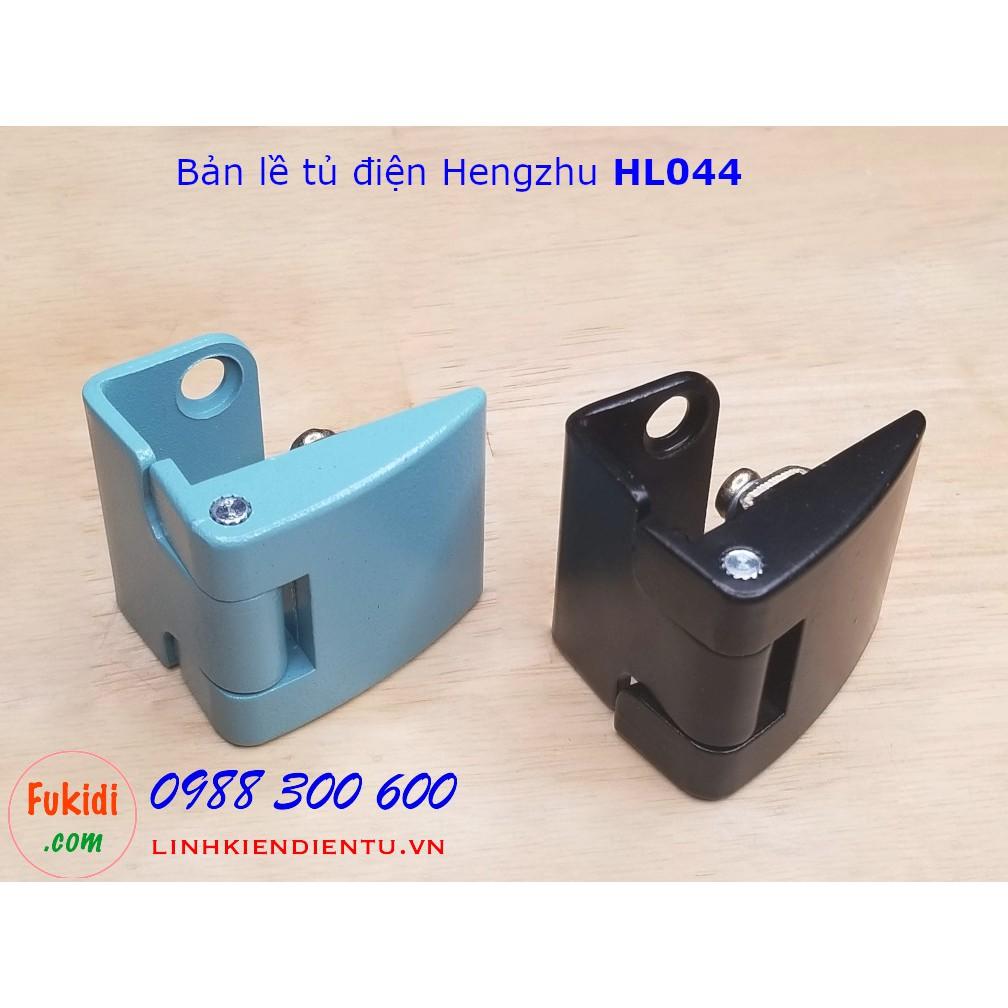 Bản lề tủ điện HL044 chất liệu hợp kim kẽm, size 46x40mm màu xanh và đen - HL044G | HL044B