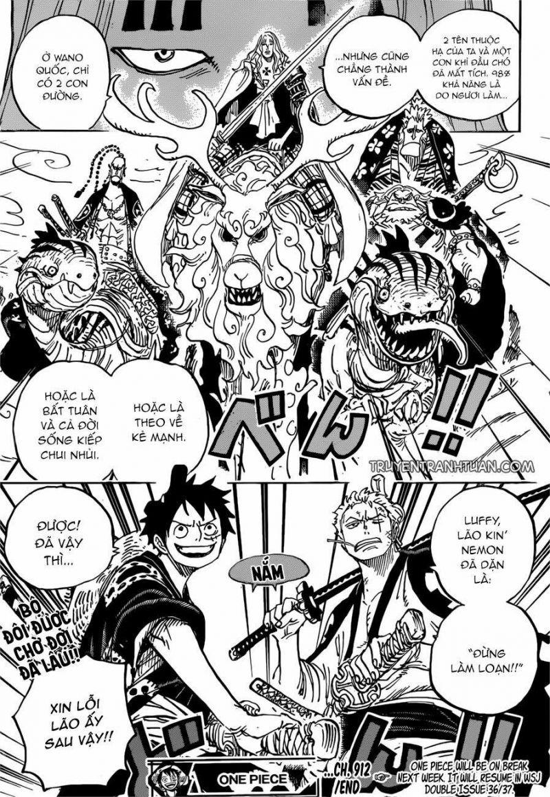 đảo hải tặc - one piece chapter 912 17
