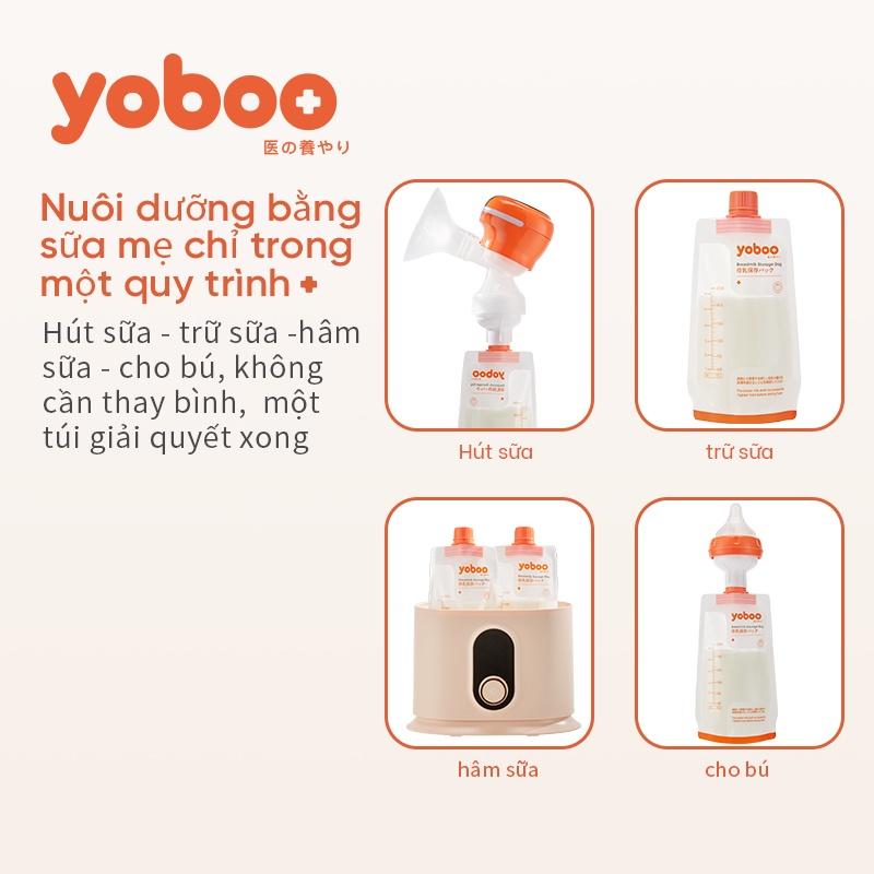 Combo 3 Hộp Túi Trữ Sữa Mẹ Nút Vặn 200ml yoboo (90 Túi)