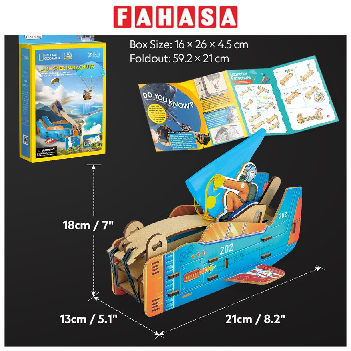 Đồ Chơi Giáo Dục STEAM - Bệ Phóng Dù Lượn Nat Geo - National Geographic DS1120h