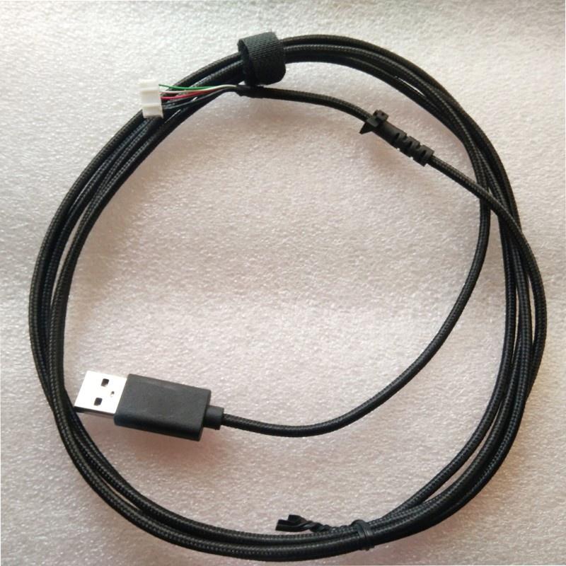 HSV Replacement Durable Nylon Braided USB Mouse Cable Mouse Lines for For logitech G403 hero Wired GPRO Wired G102 Mouse