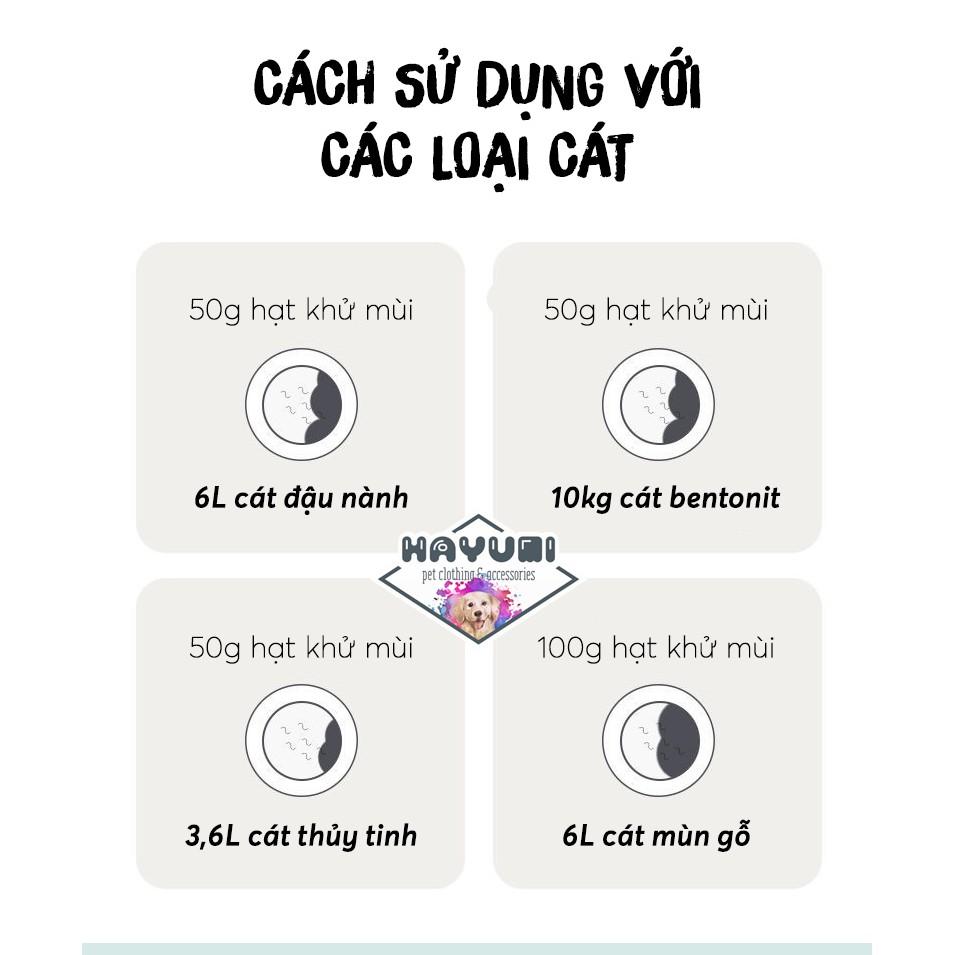 HẠT KHỬ MÙI CÁT MÈOTHAN HOẠT TÍNH ION BẠC 250ml