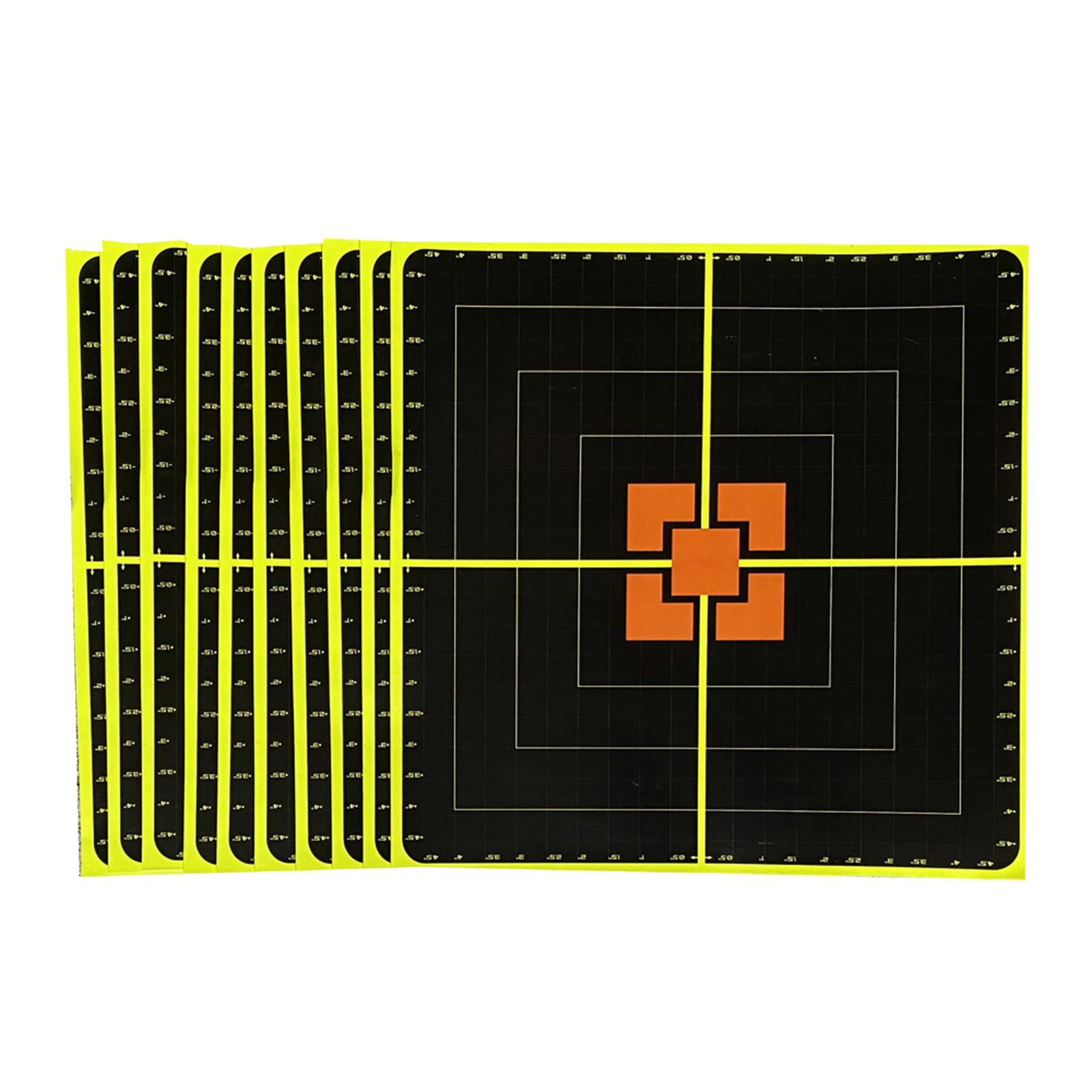 Adhesive   10" Splatter   And  Paper Target Pack