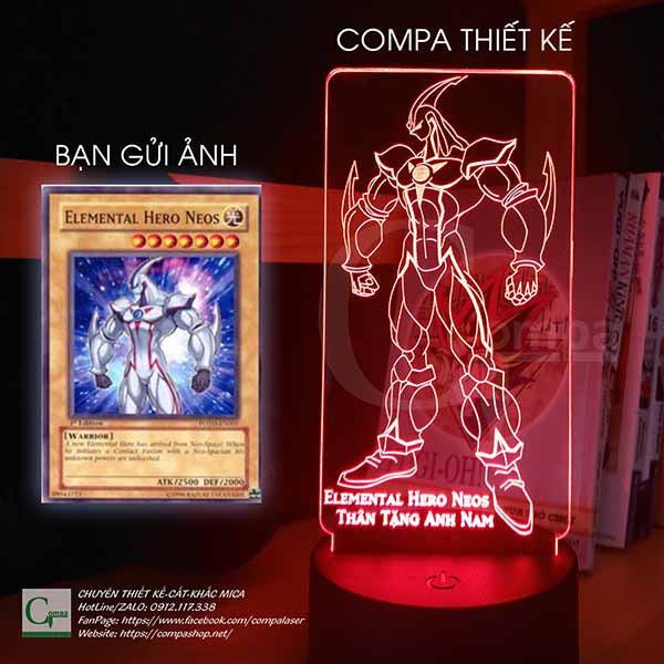 Đèn Ngủ Yugi-Oh Elemental HERO Neos Type 01