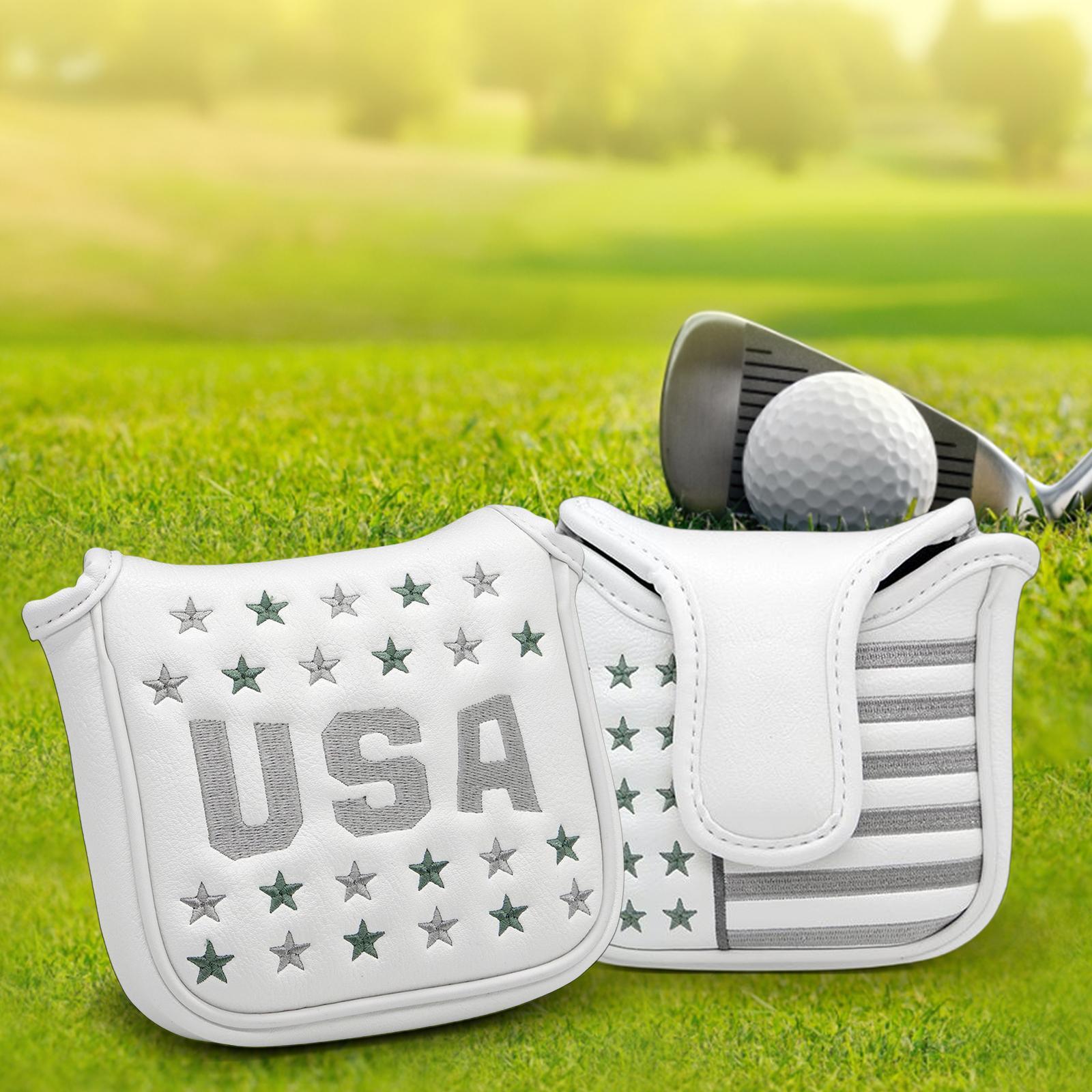 Durable Golf Club Head Cover  Closure  Putter Mallet Waterproof