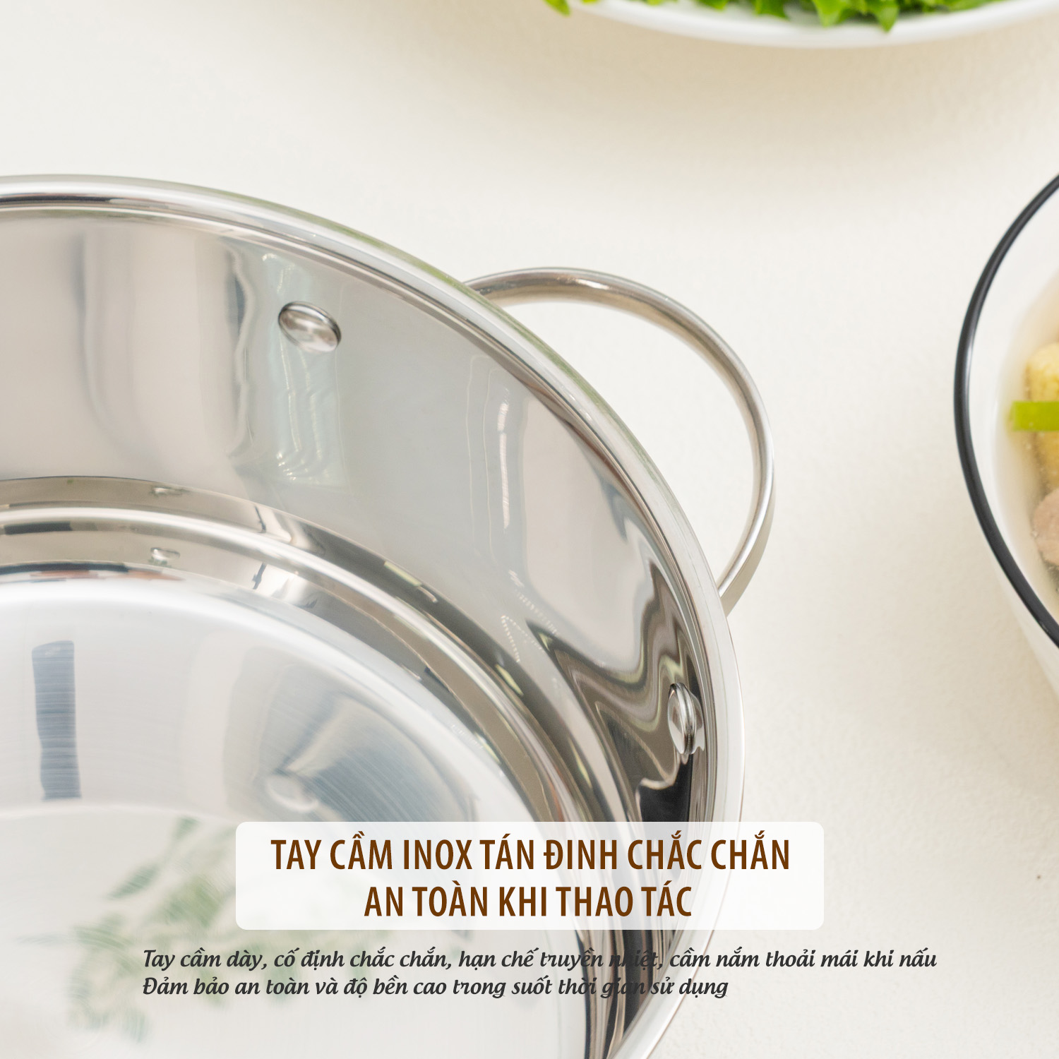 Bộ nồi inox 304 cao cấp 5 đáy Kalpen Lermat L1pro - Hàng chính hãng bảo hành 5 năm