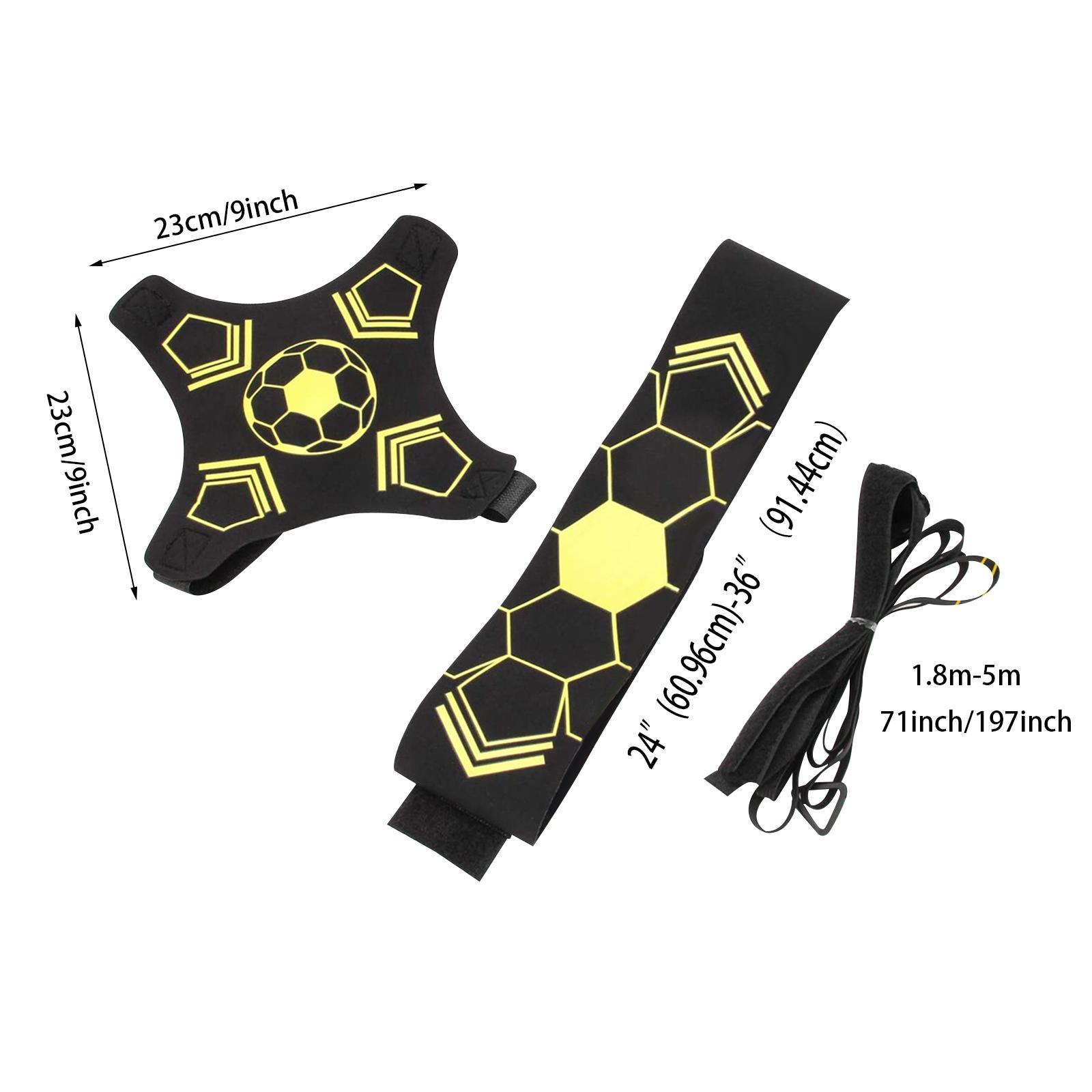 Universal Kick Throw Solo Practice Soccer Trainer for Kids Adult Ball 3, 4,and 5 Outdoor