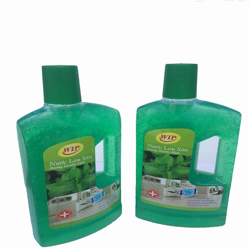 Combo 2 chai nước lau sàn Wip 1Kg Hương Bạc Hà