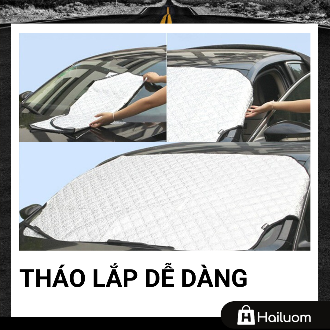 Tấm Che Nắng Kính Lái ô tô HYUNDAI SANTAFE - Tấm Che Nắng ô tô Cao Cấp