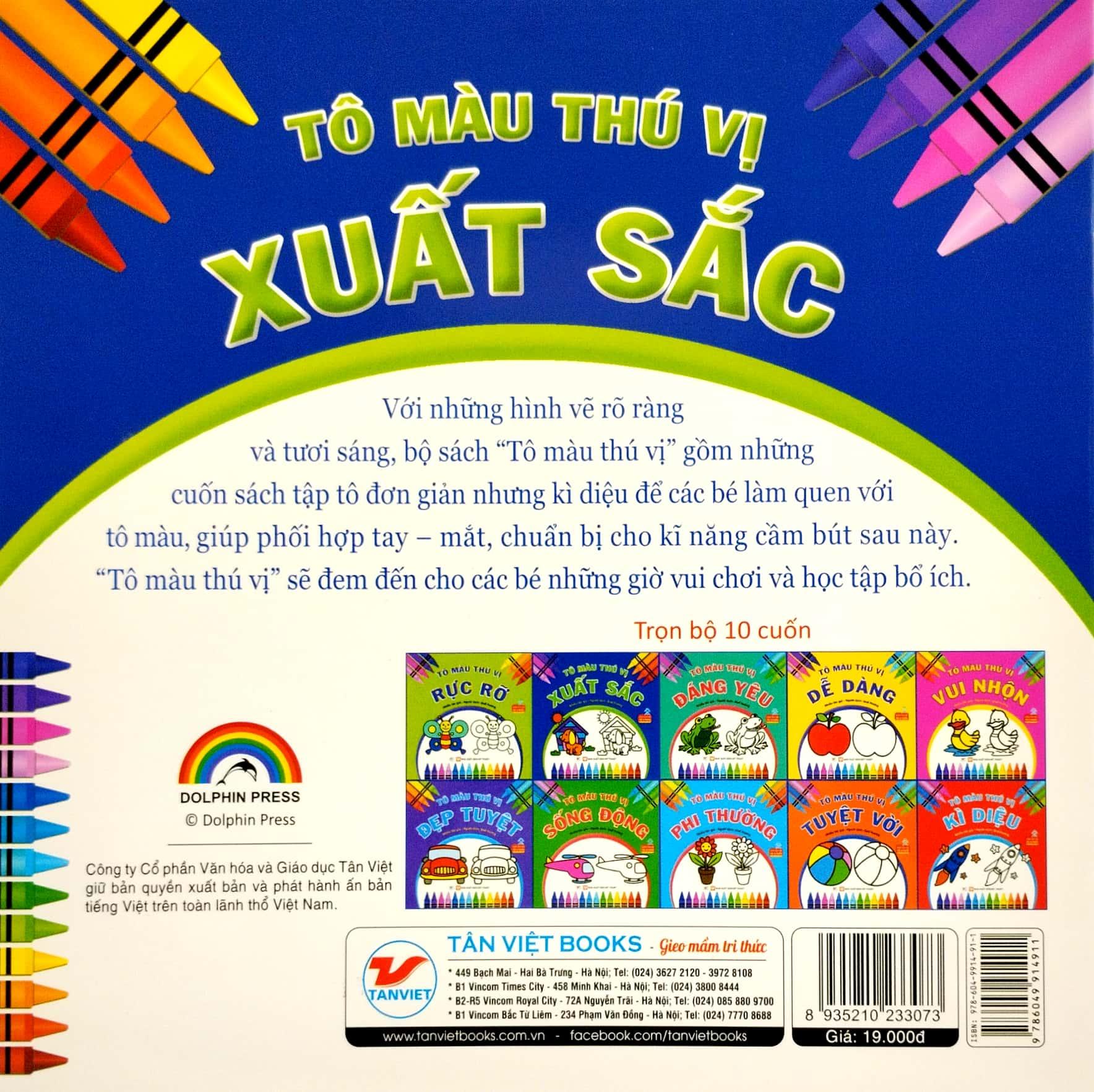 Tô Màu Thú Vị - Xuất Sắc (Dành Cho Trẻ Từ 3 Tuổi)