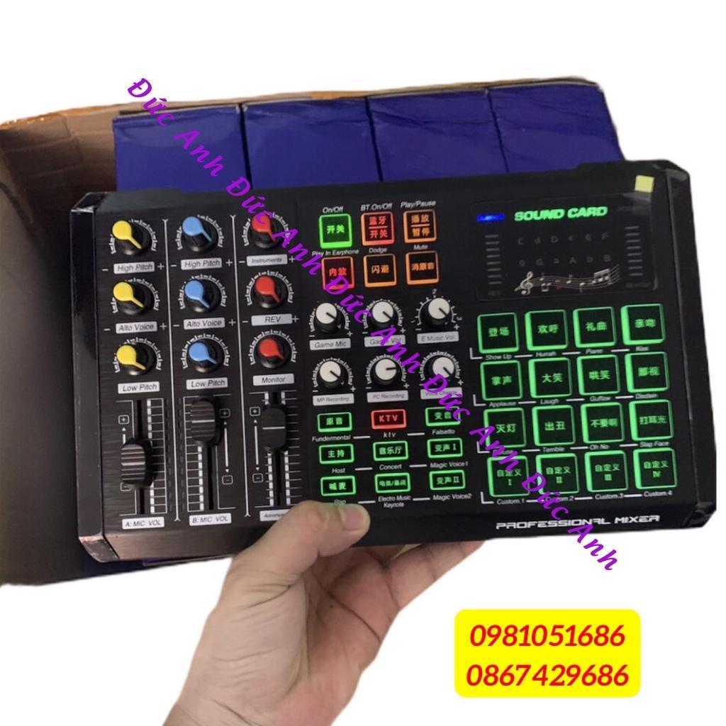 Sound card S8 2020 có 2 cổng mic và tích hợp cổng nhạc cụ hát karaoke livestream thu âm thế hệ mới, cho âm thanh cực hay