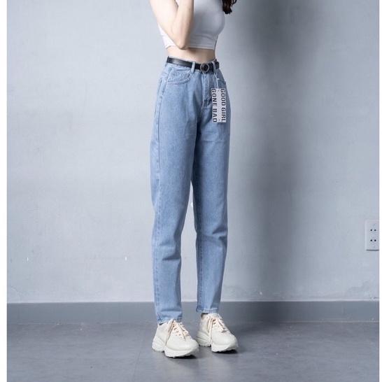 Quần jeans bagyy nữ lưng cao ulzang cao cấp phong cách hàn quốc 2022 - quần jean nữ
