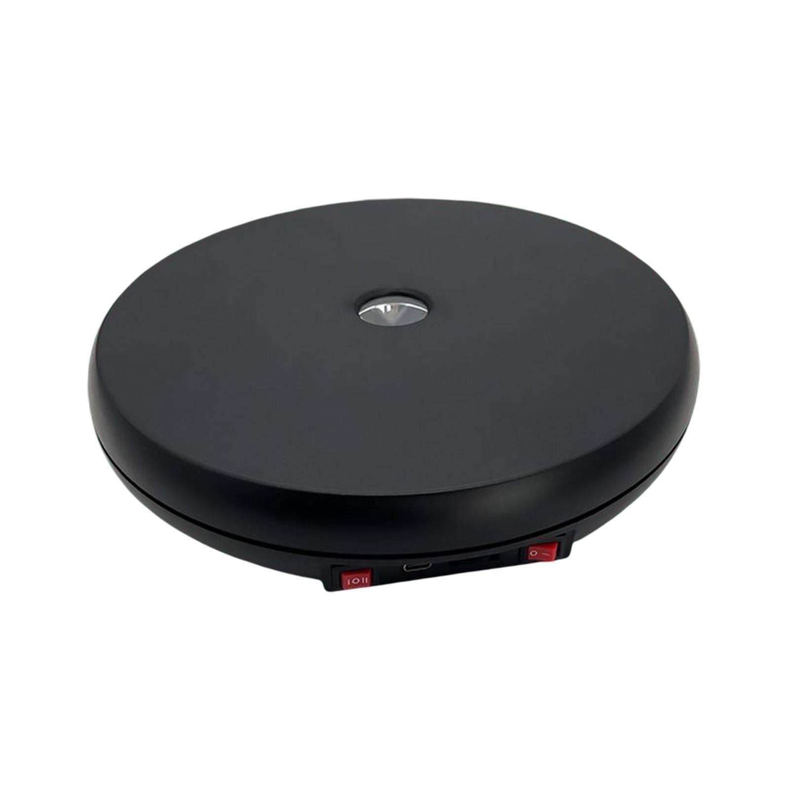 LED Rotating Display Stand Adjustable Speed 360 Degree Rotation for Craft
