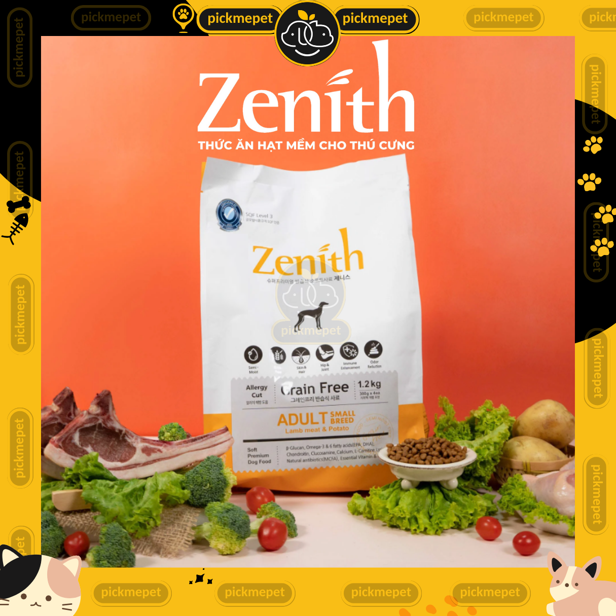 Hạt Mềm Zenith Adult Cho Chó Trưởng Thành